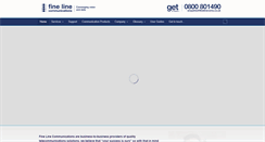 Desktop Screenshot of finelinecoms.co.uk