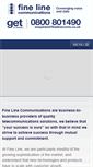 Mobile Screenshot of finelinecoms.co.uk